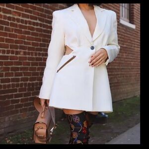 Side open blazer (that can be worn as dress)